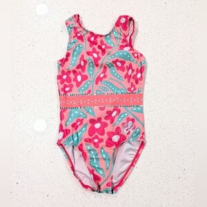 SIMONE BILES GK Elite CM Medium Gymnastics Dance Leotard Ultra Soft CORAL ORANGE